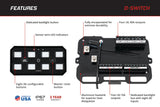 Diode Dynamics D-Switch 8-Channel Switch Panel