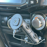 quad lock magnetic wireless charging head  Toyota 4runner lower dash mount labops gear truck RAM ball arm