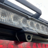 wolfbox camera on chase light bar camper angle