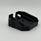 3d printed labops gear roof rack mount for diode dynamics rock lights with hardware side view
