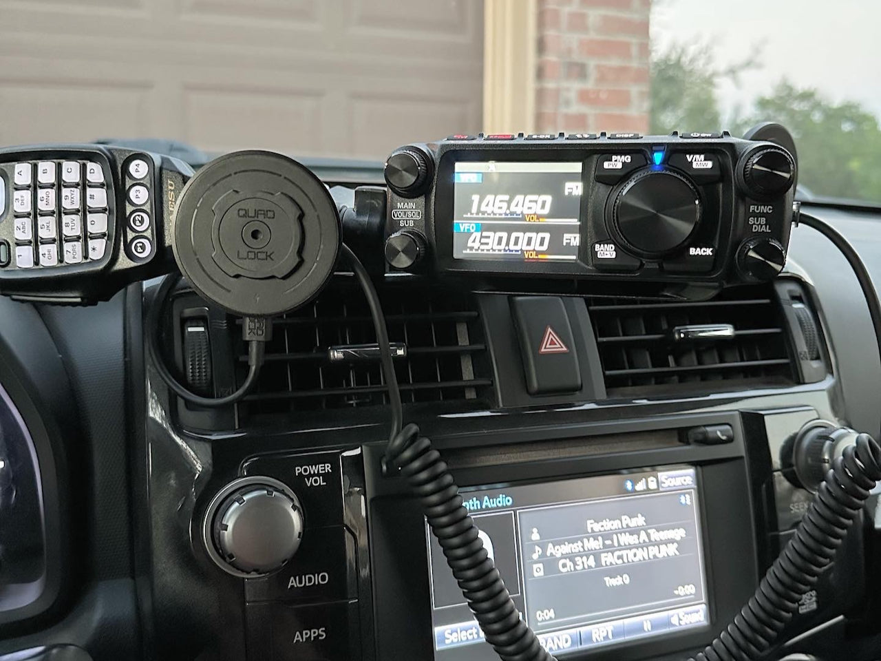 Yaesu Radio Ball Mount Adapter – LabOps Gear
