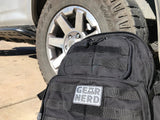 gear nerd patch backpack and tire